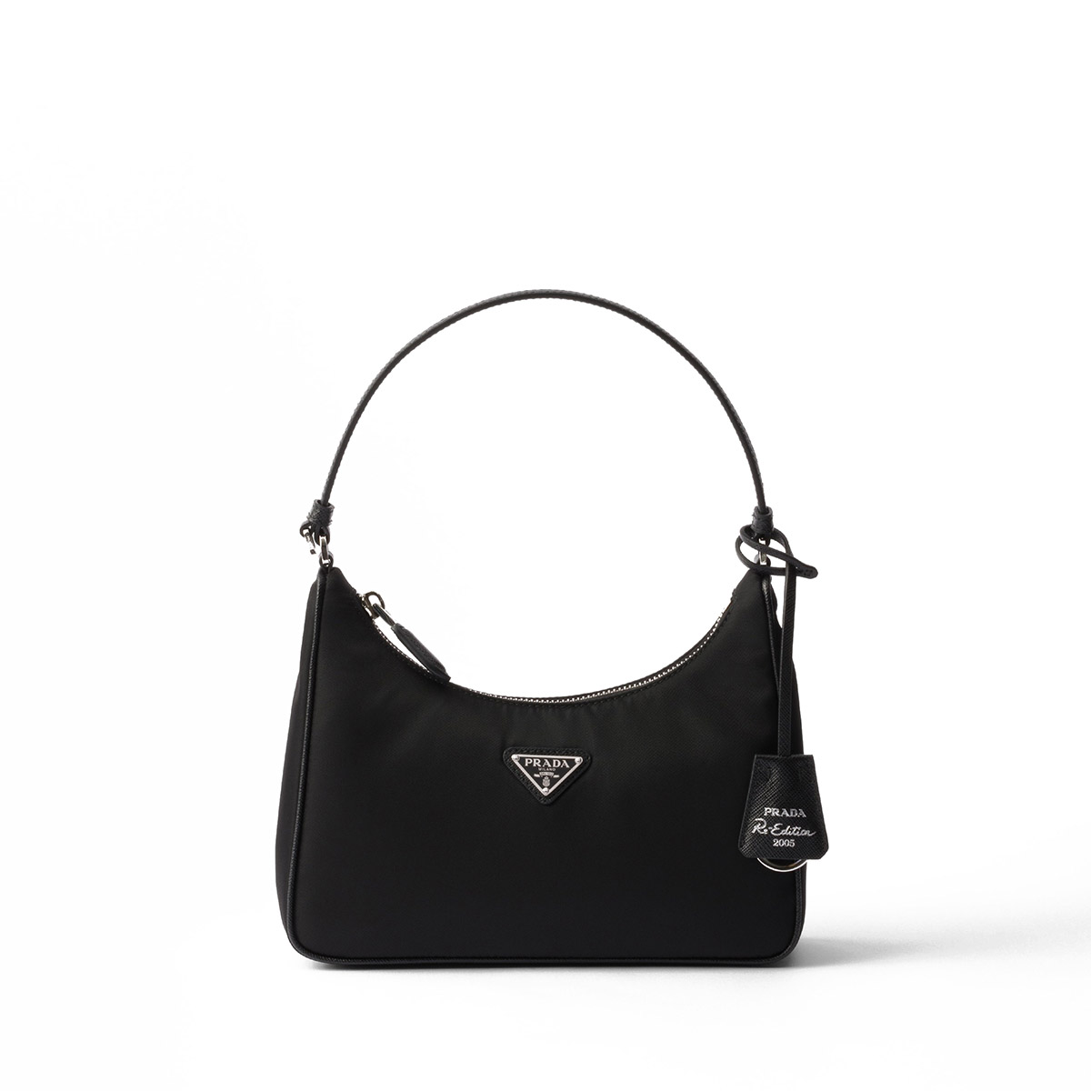 Prada Re-Edition 2005 Re-Nylon and Saffiano Shoulder Bag - Black