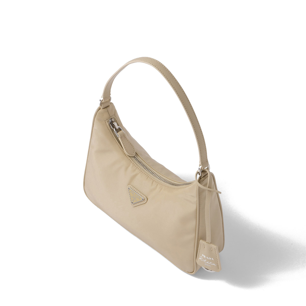 Prada Re-Edition 2005 Re-Nylon and Saffiano Shoulder Bag - Desert Beige