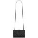 Saint Laurent Envelope Small Shoulder Bag In Quilted Grain De Poudre Embossed Leather - So Black