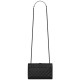 Saint Laurent Envelope Small Shoulder Bag In Quilted Grain De Poudre Embossed Leather - So Black