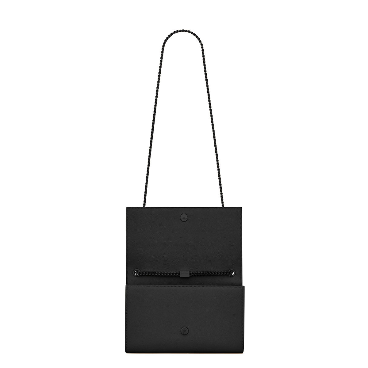 Saint Laurent Kate Medium Crossbody Bag In Grain De Poudre Embossed Leather - So Black