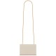 Saint Laurent Kate Small Crossbody Bag In Grain De Poudre Embossed Leather - White & Gold