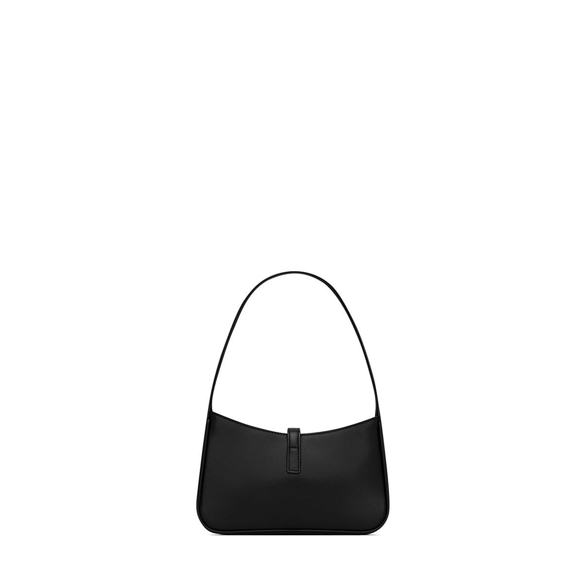 Saint Laurent Mini Le 5 À 7 Hobo Bag In Smooth Leather - Black & Gold