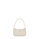 Saint Laurent Mini Le 5 À 7 Hobo Bag In Smooth Leather - White & Gold