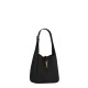 Saint Laurent Le 5 À 7 Supple Small Shoulder Bag In Grained Leather - Black & Gold