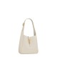 Saint Laurent Le 5 À 7 Supple Small Shoulder Bag In Grained Leather - White & Gold