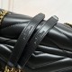 Saint Laurent Loulou Medium Crossbody/Shoulder Bag In Quilted Lambskin Leather - Black & Gold