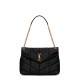 Saint Laurent Puffer Medium Crossbody/Shoulder Bag In  Lambskin - Black & Gold