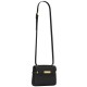 Saint Laurent Manhattan Mini Shoulder Bag In Leather - Black & Gold