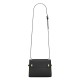 Saint Laurent Manhattan Mini Shoulder Bag In Leather - Black & Gold