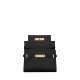 Saint Laurent Manhattan Small Shoulder Bag In Leather - Black & Gold