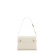 Saint Laurent Manhattan Small Shoulder Bag In Leather - White & Gold