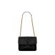 Saint Laurent Niki Baby Shoulder Bag In Vintage Leather - Black & Gold