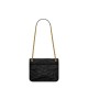 Saint Laurent Niki Baby Shoulder Bag In Vintage Leather - Black & Gold