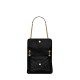 Saint Laurent Niki Baby Shoulder Bag In Vintage Leather - Black & Gold