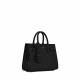 Saint Laurent SAC DE JOUR Nano Handbag In Crocodile-embossed Leather - Black 