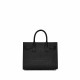 Saint Laurent SAC DE JOUR Nano Handbag In Crocodile-embossed Leather - Black 