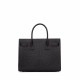 Saint Laurent SAC DE JOUR Baby Handbag In Crocodile-embossed Leather - Black 