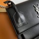 Saint Laurent Sunset Medium Shoulder Bag In Leather - Black & Silver